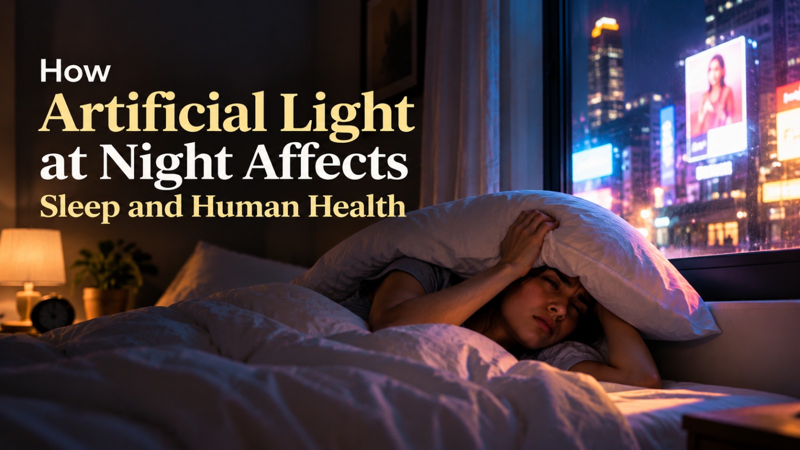 How Artificial Light at Night Affects Sleep and Human Health